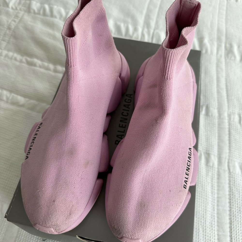 Balenciaga trainers pink- Sz 38 (8) - Picture 2 of 6